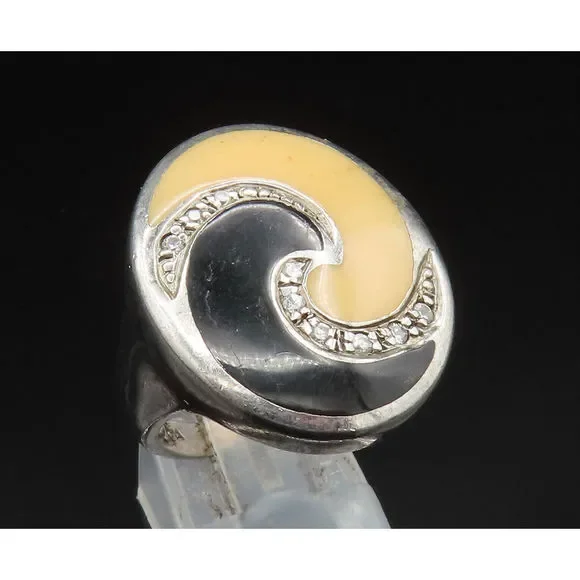 David Sigal Jewelry David Sigal 925 Silver Vintage Onyx Topaz